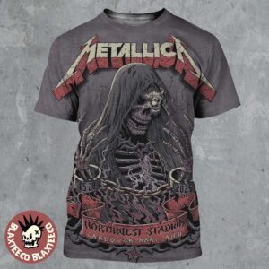 Metallica x Pantera M72 Nashville 2025 Concert Tennessee Titans Pop Up Shop Tee M72 World Tour No Repeat Weekend Two Sided Unisex T-Shirt
