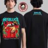 Metallica M72 Philly 2025 Night 1 Venue Poster In Philadelphia Pennsylvania At Lincoln Financial Field On May 23 2025 Red Devil Artwork Unisex T-Shirt