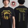 Metallica x Pantera M72 Nashville 2025 Concert Tennessee Titans Pop Up Shop Tee M72 World Tour No Repeat Weekend Two Sided Unisex T-Shirt