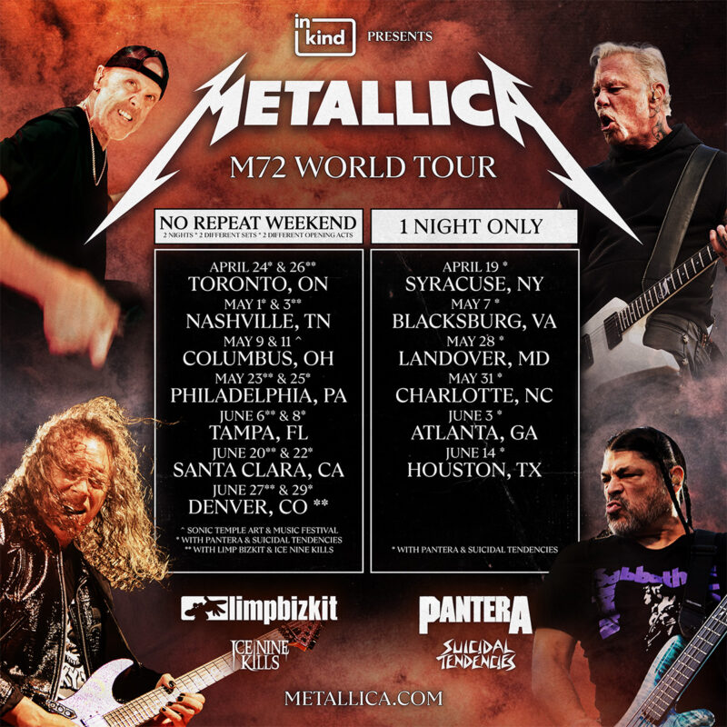 Metallica M72 World Tour