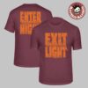 Metallica X Virginia Tech 2025 Exit Light Enter Night Slogan Two Sided Unisex T-Shirt