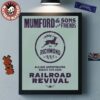 Mumford And Sons 2025 Railroad Revival Tour In Richmond VA At Allianz Amphitheatre On August 5 2025 Home Decor Poster Canvas