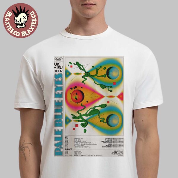 Pale Blue Eyes 2025 UK And EU Tour Schedule Dates Classic T-Shirt
