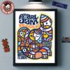 Guns N Roses Bangkok Thailand 2025 Official Venue Poster At Thunder Dome On May 13 2025 Stamp Style Art Home Decor Poster Canvas