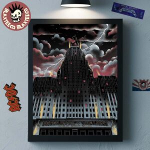 Peter Hook And The Light Buffalo New York 2025 Concert Poster At Electric City On May 23 2025 North American Tour Home Decor Poster Canvas