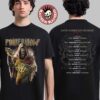 Powerwolf Latin American Crusade 2025 Tour Cities Two Sided Unisex T-Shirt