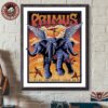 Puscifer Sessanta V2.0 Event Poster For Show In Tulsa Oklahoma At Bok Center On May 1 2025 Alien Baseball Batter Artwork Wall Decor Poster Canvas