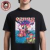 A Perfect Circle Sessanta V2.0 Exclusive Poster For Show In Hollywood Florida At Hard Rock Live At Seminole Hard Rock Hotel And Casino On May 6 2025 Stained Glass Octopus Art Unisex T-Shirt
