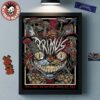 Puscifer Sessanta V2.0 Exclusive Poster For Show In Rogers AR At Walmart AMP On May 2nd 2025 Wearable Mask Artwork Home Decor Poster Canvas