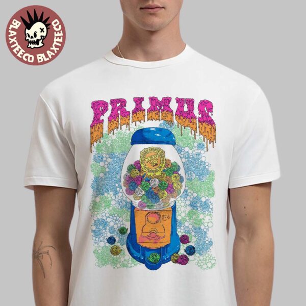 Primus Sessanta V2.0 Pittsburgh PA 2025 Event Poster At Petersen Events Center On May 20 2025 Devils Gacha Machine Art Unisex T-Shirt