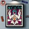 A Perfect Circle Sessanta V2.0 Virginia Beach Virginia 2025 Exclusive Gig Poster At Veterans United Home Loans Amphitheater On May 11 2025 Home Decor Poster Canvas