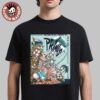 Dead And Company Concert Poster At Sphere Las Vegas On May 10 2025 Cosmic Skeleton Hand With Rose Art Essentials T-Shirt