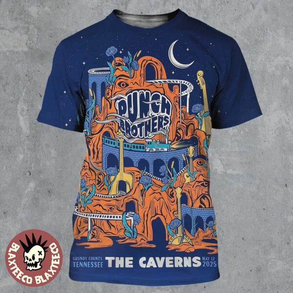 Punch Brothers The Caverns Concert Poster In Grundy County Tennessee On May 17 2025 All Over Print Shirt