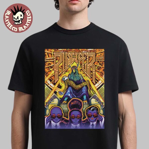 Puscifer Sessanta V2.0 Manchester New Hampshire 2025 Concert Poster At SNHU Arena On May 14 2025 Unisex T-Shirt