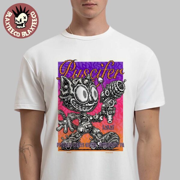 Puscifer Sessanta V2.0 Pittsburgh PA 2025 Event Poster At Petersen Events Center On May 20 2025 Classic T-Shirt