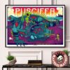 Primus Sessanta V2.0 Tampa Florida 2025 Concert Poster At Midflorida Credit Union Amphitheatre On May 8 2025 Pink Flamingo Art Home Decor Poster Canvas