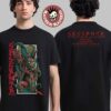 Metallica M72 Philly 2025 Night 2 Venue Tee In Philadelphia Pennsylvania At Lincoln Financial Field On May 25 2025 Red Demon Art Two Sided Unisex T-Shirt