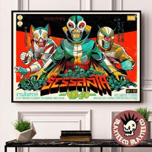 Sessanta V2.0 Exclusive Poster For Show In Hollywood Florida At Hard Rock Live At Seminole Hard Rock Hotel And Casino On May 6 2025 Poster Canvas