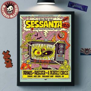 Sessanta V2.0 Exclusive Poster For Show In Rogers AR At Walmart AMP On May 2nd 2025 Poster Canvas For Home Decorations