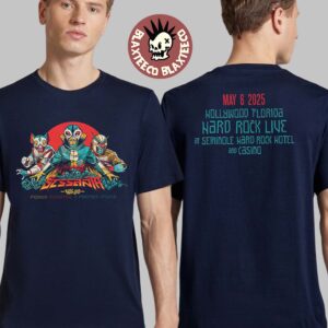 Sessanta V2.0 Exclusive Tee For Show In Hollywood Florida At Hard Rock Live At Seminole Hard Rock Hotel And Casino On May 6 2025 Two Sided T-Shirt