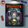 A Perfect Circle Sessanta V2.0 Virginia Beach Virginia 2025 Exclusive Gig Poster At Veterans United Home Loans Amphitheater On May 11 2025 Home Decor Poster Canvas