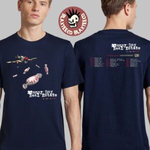 Sunny Day Real Estate US Canada And UK 2025 Tour Schedule Tour Dates Two Sided Unisex T-Shirt