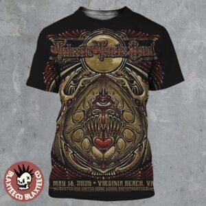 Tedeschi Trucks Band Virginia Beach Show 2025 Poster In Virginia At Veterans United Home Loans Amphitheater On May 16 2025 All Over Print Shirt