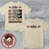 Our Last Night The Final Tour North American 2025 Schedule Tour Dates Two Sided Unisex T-Shirt