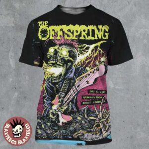 The Offspring Sydney Australia 2025 Venue Poster At Qudos Bank Arena On May 11 2025 The Supercharged World Tour All Over Print Shirt