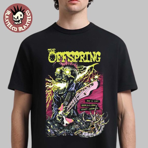 The Offspring Sydney Australia 2025 Venue Poster At Qudos Bank Arena On May 11 2025 The Supercharged World Tour Unisex T-Shirt