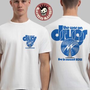 The War On Drugs Live In Concert 2025 Graphic Logo Two Sided Unisex T-Shirt