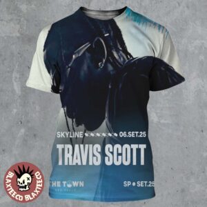 Travis Scott Headline The Town Festival 2025 In Sao Paulo Brazil On September 6 2025 All Over Print Shirt
