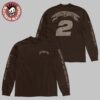 Travis Scott Jackboys 2 Merch Neon Mask Two Sided Brown T-Shirt