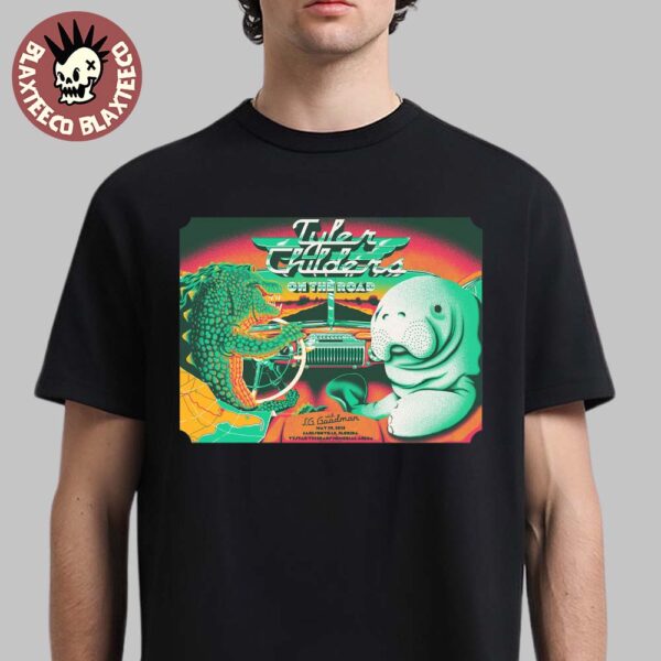 Tyler Childers On The Road With S.G. Goodman In Jacksonville Florida On VyStar Veterans Memorial Arena On May 29 2025 Unisex T-Shirt