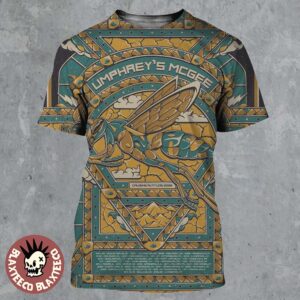 Umphrey’s McGee Cruising Altitude Leg 2 2025 Tour dates The Bee Artwork With Schedule Tour Dates All Over Print Shirt