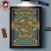 Wiz Khalifa Urbana Illinois 2025 Poster At The Canopy Club On May 21 2025 Godzilla Smoking Some Weed Artwork Home Decor Poster Canvas