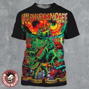 Umphrey’s McGee Florida Run Shows 2025 Gig Poster In Pensacola On May 29 Orlando On May 30 Miami Beach On May 31 And St Petersburg On 1 June All Over Print Shirt