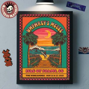 Umphrey’s McGee Isle Of Palms South Carolina Gig Poster At The Windjammer On May 22 And 23 2025 Home Decor Poster Canvas