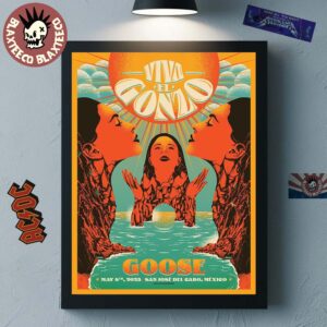 Viva El Gonzo Official Poster For Show In San Jose Del Cabo In Mexico On May 8 2025 Poster Canvas For Home Decorations