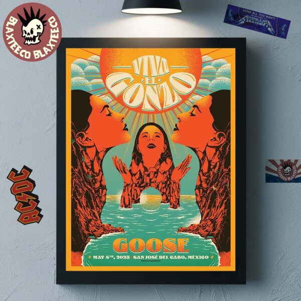 Viva El Gonzo Official Poster For Show In San Jose Del Cabo In Mexico On May 8 2025 Poster Canvas For Home Decorations