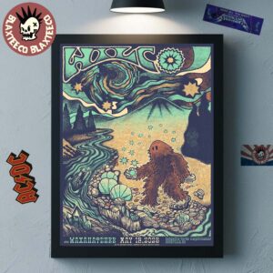 Wilco Asheville North Carolina 2025 Gig Poster Live At Asheville Yards Ampitheatre On May 16 2025 Home Decor Poster Canvas