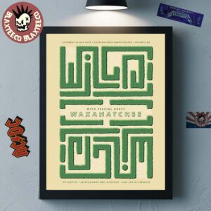 Wilco Atlanta Georgia 2025 Live At Synovus Bank Amphitheater At Chastain Park On May 10 2025 The Maze Art Home Decor Poster Canvas
