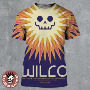 Wilco Birmingham AL 2025 Live At Avondale Brewing Company On May 12 2025 The Sun Art All Over Print Shirt