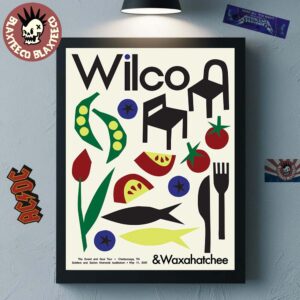 Wilco Chattanooga Tennessee 2025 Live At Soldiers And Sailors Memorial Auditorium On May 11 2025 Home Decor Poster Canvas