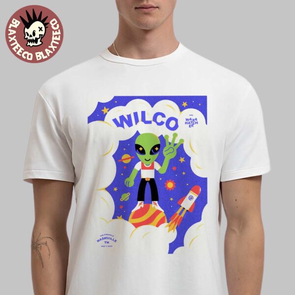Wilco Nashville Tennessee 2025 Live At The Pinnacle On May 9 2025 The Alien Art Essentials T-Shirt