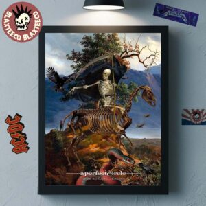 A Perfect Circle Sessanta V2.0 St Paul Minnesota 2025 Exclusive Poster At Xcel Energy Center On June 1 2025 Home Decor Poster Canvas
