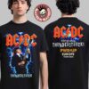 ACDC PWR UP Europe 2025 Back In Black Back To Europe Tour Dates Two Sided T-Shirt