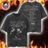ACDC PWR UP Europe 2025 Back In Black Back To Europe Tour Dates Washed T-Shirt