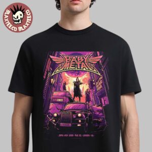 Babymetal London UK 2025 Pop Up Exclusive Poster At The O2 On May 30 2025 Unisex T-Shirt