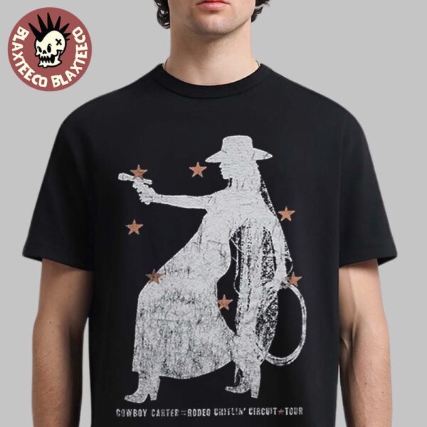 Beyonce Cowboy Carter Tour London 2025 Pop Up Shirt At Tottenham Hotspur Stadium Rodeo Chillin Unisex T-Shirt